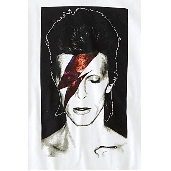 David Bowie Aladdin Sane glam pop rock T-Shirt M L XL NWT - Picture 3 of 3